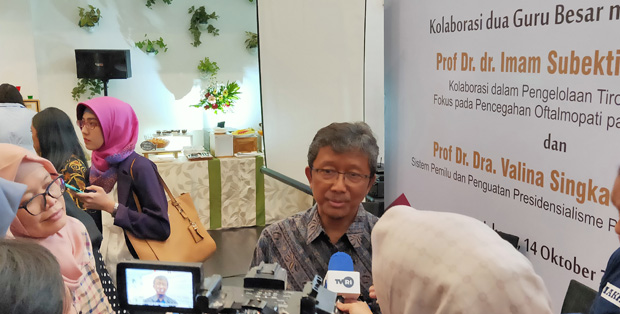 Foto : Guru Besar Universitas Indonesia Prof. Dr. dr. Imam Subekti, SpPD-KEMD